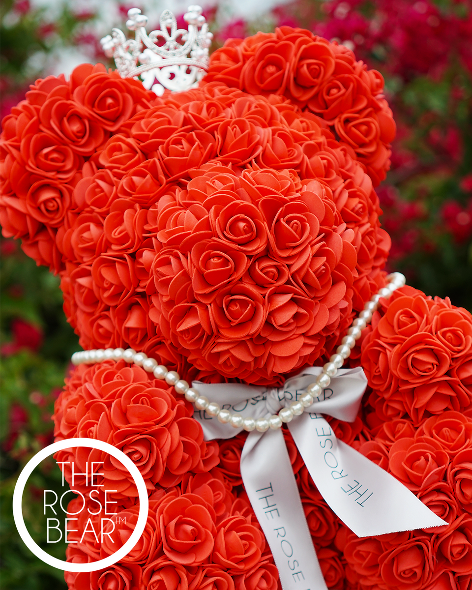 Rose bear with crown online